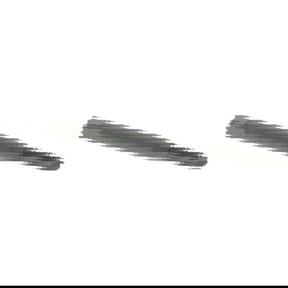 Spiral Point Tap: #3-48 UNC, 2 Flutes, Plug, 2B Class of Fit, Vanadium High Speed Steel, Oxide Coated