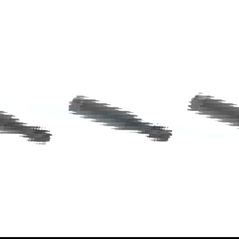 Spiral Point Tap: #4-40 UNC, 2 Flutes, Plug, Vanadium High Speed Steel, Oxide Coated