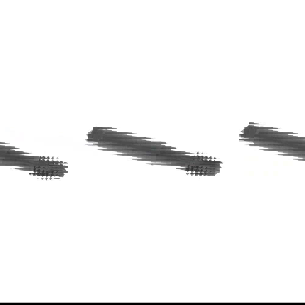 Spiral Point Tap: #6-32 UNC, 2 Flutes, Plug, 2B Class of Fit, Vanadium High Speed Steel, Oxide Coated