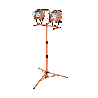 1000WATT DOUBLE HALOGENFLOODLIGHT 18GA.W/BULBS