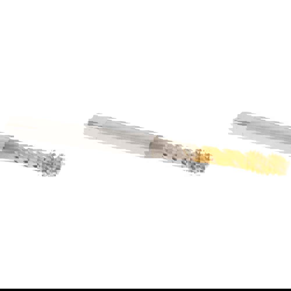 Spiral Flute Tap: #8-32 UNC, 3 Flutes, Modified Bottoming, 2B Class of Fit, Vanadium High Speed Steel, TIN Coated