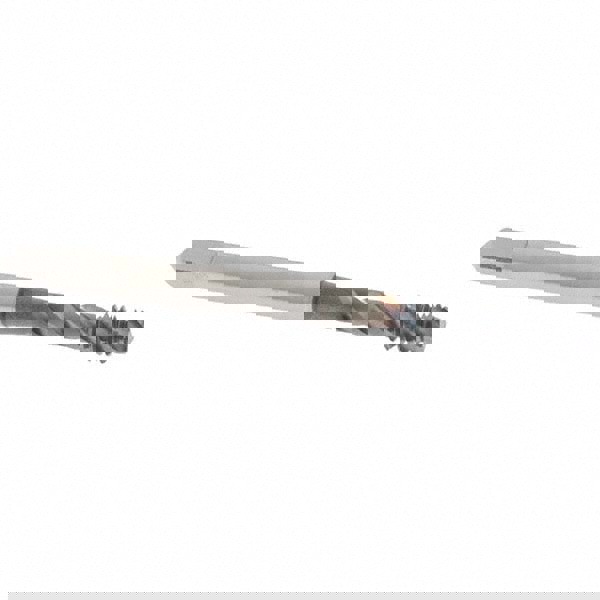 Spiral Flute Tap: #8-32 UNC, 3 Flutes, Modified Bottoming, 2B Class of Fit, Vanadium High Speed Steel, TICN Coated