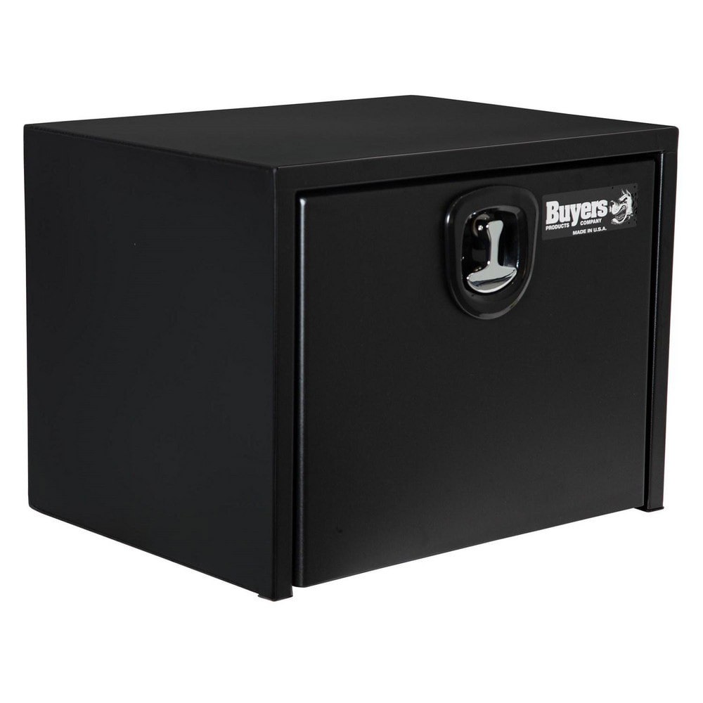 Truck Tool Storage Units; Type: Underbody Box ; For Use With: Trucks ; Storage Capacity (Cu. Ft.): 4.47 ; Color: Matte Black ; Material: Carbon Steel ; Locking Mechanism: Latch
