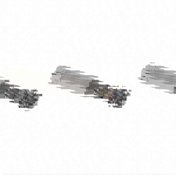 Spiral Flute Tap: 1/4-28 UNF, 3 Flutes, Modified Bottoming, 3B Class of Fit, Vanadium High Speed Steel, TICN Coated