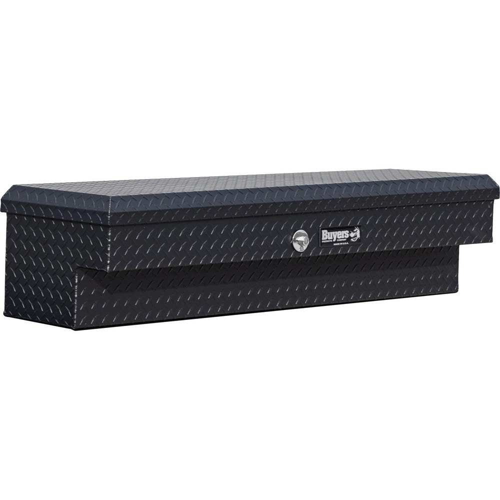 Truck Tool Storage Units; Type: Topside Box ; For Use With: Trucks ; Storage Capacity (Cu. Ft.): 6.7 ; Color: Matte Black ; Material: Aluminum ; Locking Mechanism: Push-Button