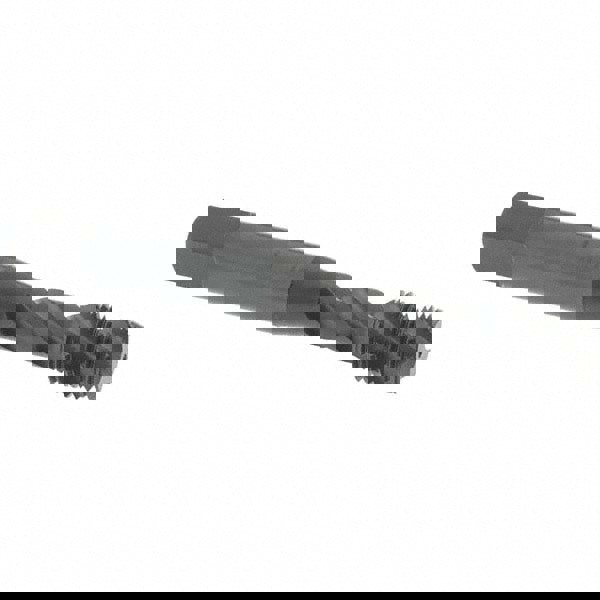 Spiral Flute Tap: 3/8-24 UNF, 3 Flutes, Modified Bottoming, 3B Class of Fit, Vanadium High Speed Steel, Oxide Coated