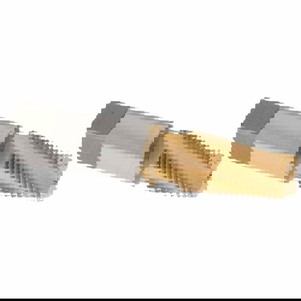 Standard Pipe Tap: 1/8-27, NPT, 4 Flutes, Vanadium High Speed Steel, TiN Finish