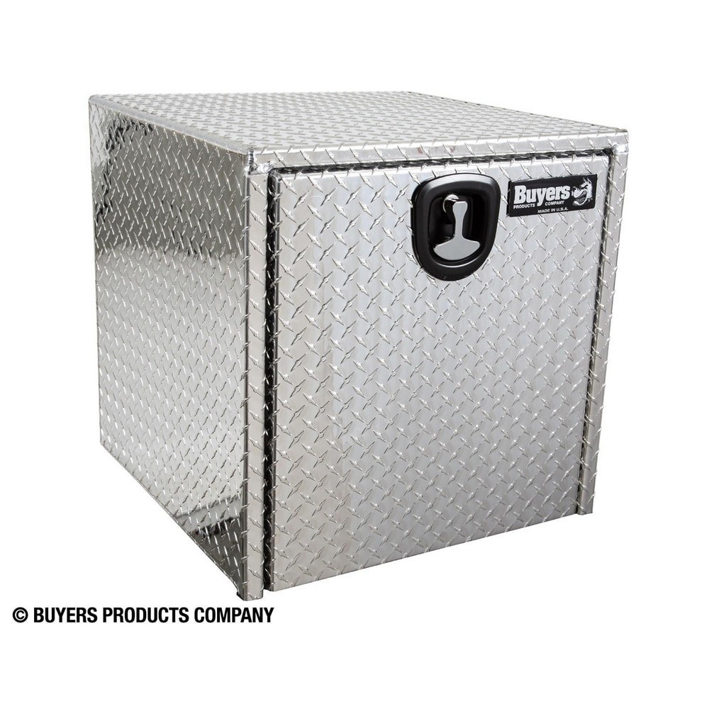 Truck Tool Storage Units; Type: Underbody Box ; For Use With: Trucks ; Storage Capacity (Cu. Ft.): 7.95 ; Color: Silver ; Material: Aluminum ; Locking Mechanism: Latch