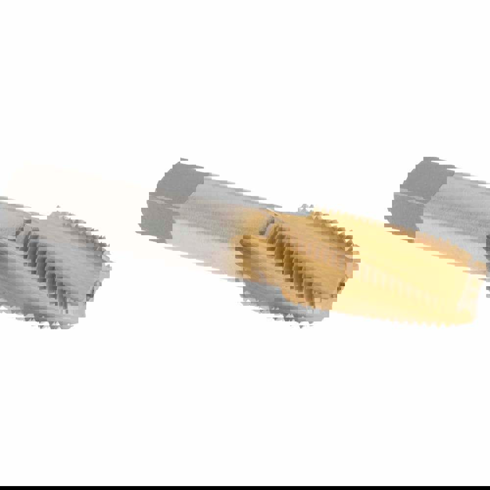 Standard Pipe Tap: 1/8-27, NPT, 4 Flutes, Vanadium High Speed Steel, TiN Finish