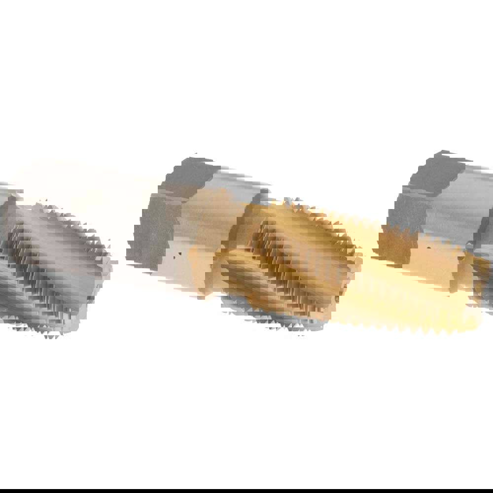 Standard Pipe Tap: 1/4-18, NPT, 4 Flutes, Vanadium High Speed Steel, TiN Finish