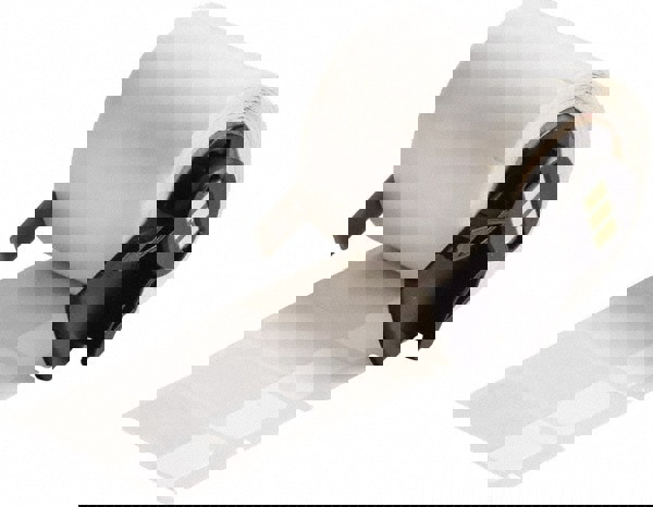 Label Maker Label: Clear & White, Vinyl, 3/4