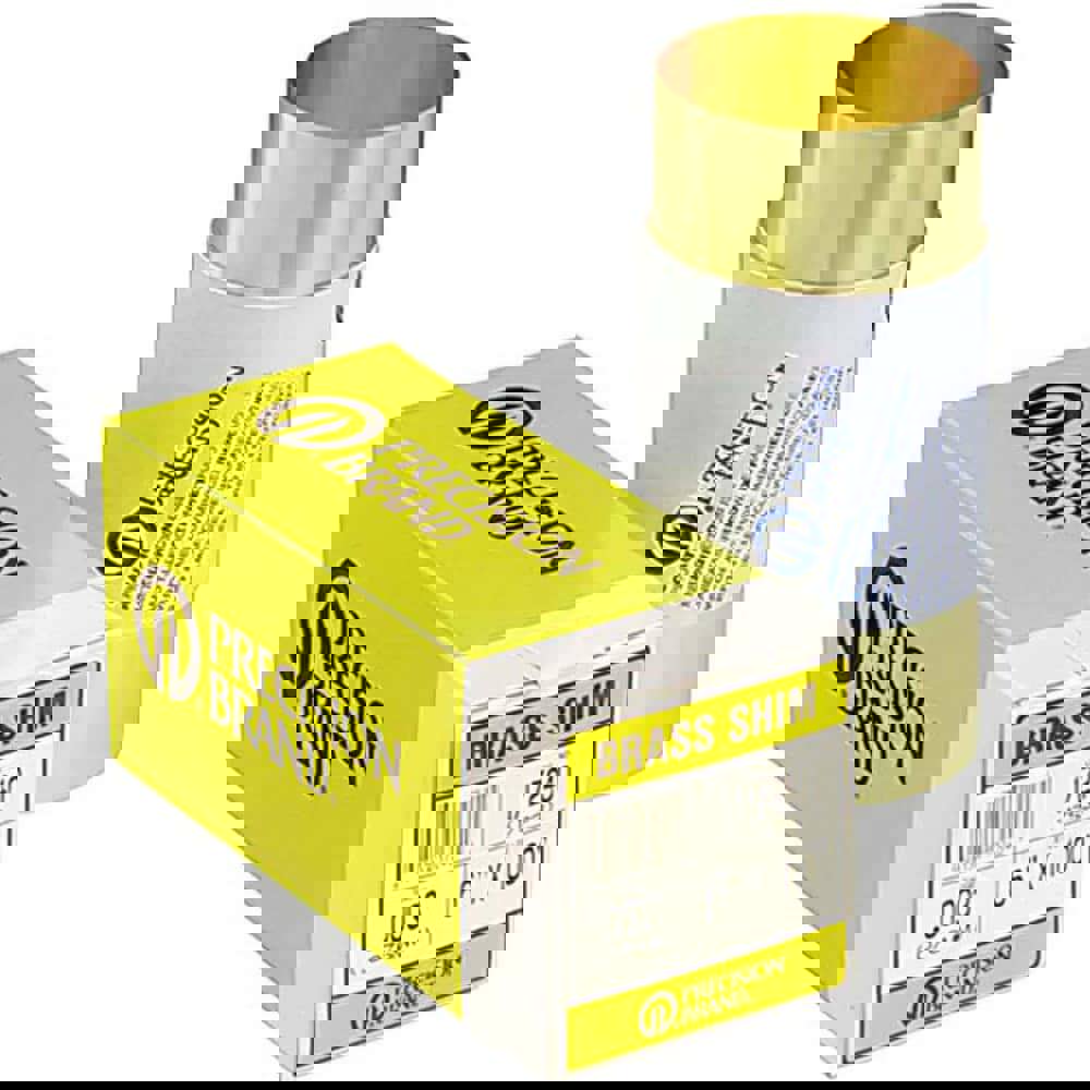 Metal Shim Stock; Thickness (Decimal Inch): 0.0090 ; Material: Brass ; Product Type: Roll ; UNSPSC Code: 31231400