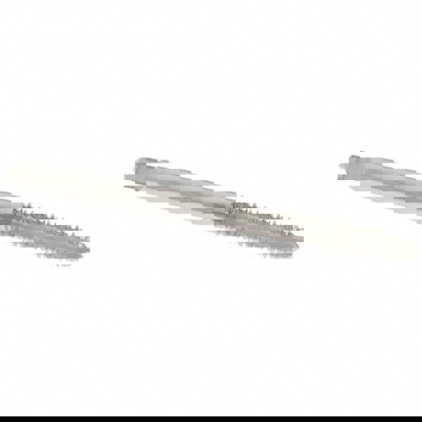 Straight Flute Tap: #10-24 UNC, 3 Flutes, Plug, 2B Class of Fit, Cobalt, Bright/Uncoated