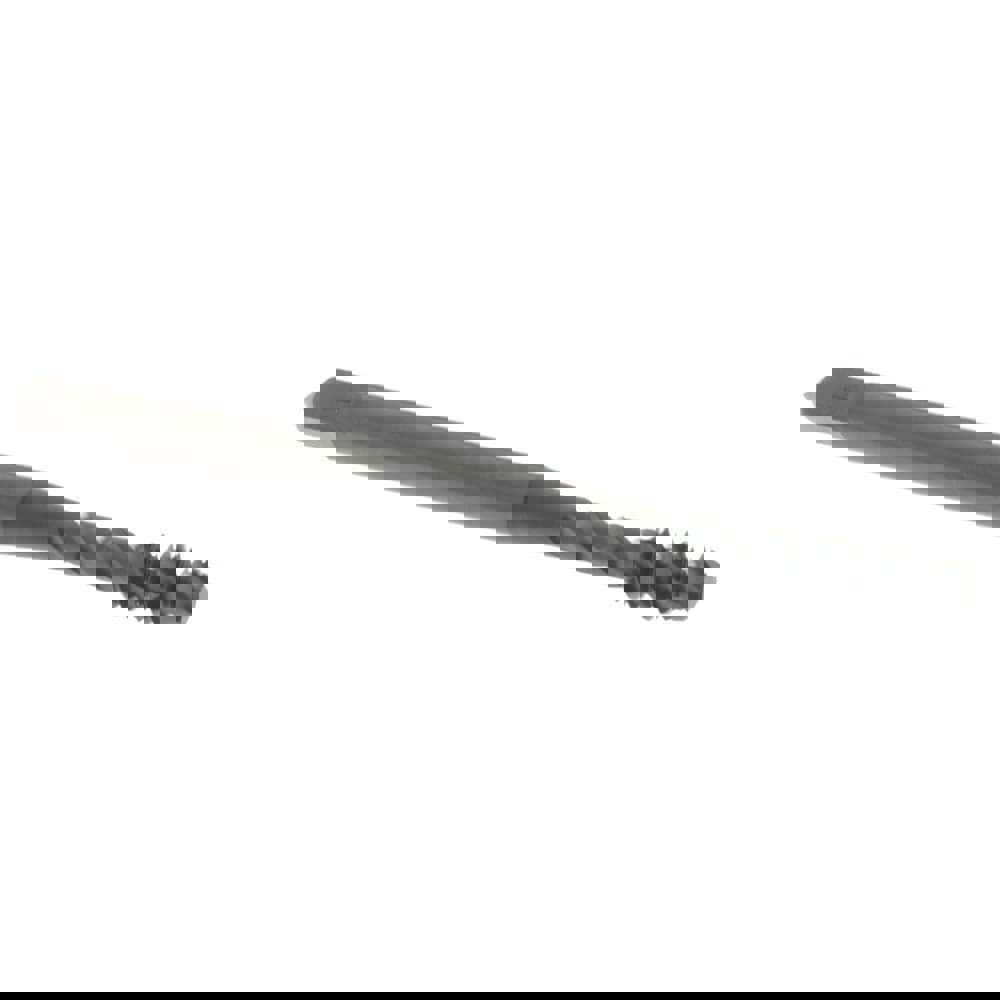 Spiral Flute Tap: #6-32 UNC, 3 Flutes, Modified Bottoming, 2B Class of Fit, Vanadium High Speed Steel, Oxide Coated