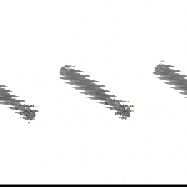 Spiral Flute Tap: #6-32 UNC, 3 Flutes, Bottoming, 2B Class of Fit, Vanadium High Speed Steel, Oxide Coated