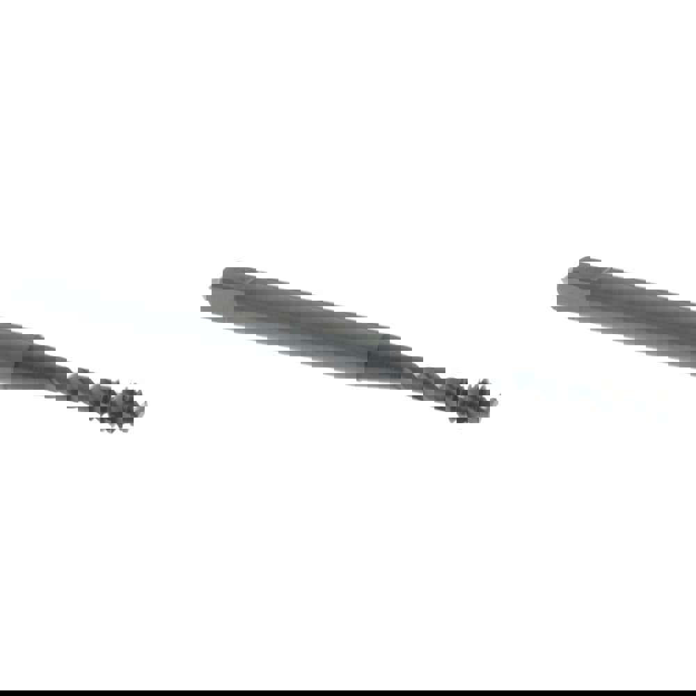 Spiral Flute Tap: #4-40 UNC, 2 Flutes, Modified Bottoming, Vanadium High Speed Steel, Oxide Coated