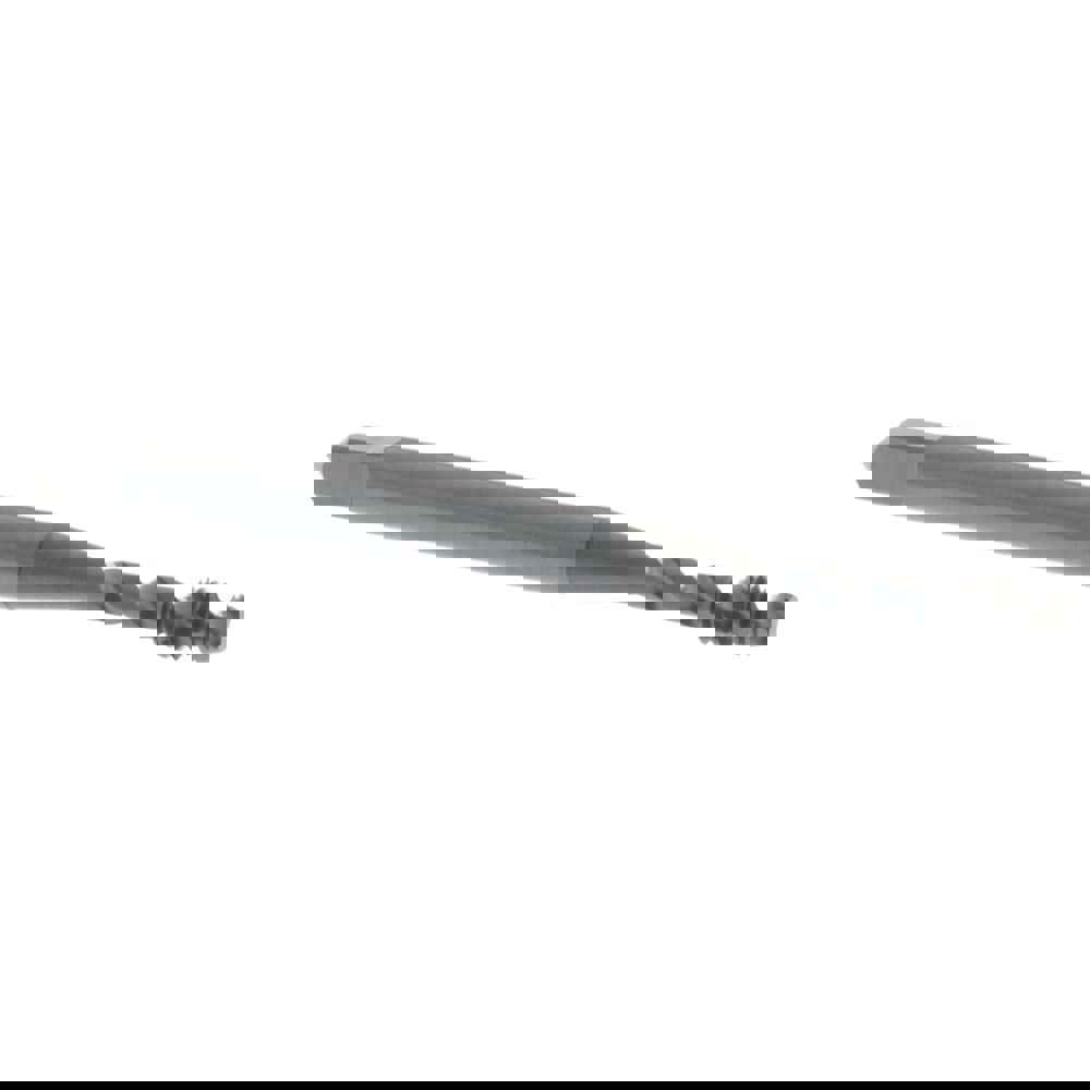 Spiral Flute Tap: #4-48 UNF, 3 Flutes, Modified Bottoming, 2B Class of Fit, Vanadium High Speed Steel, Oxide Coated