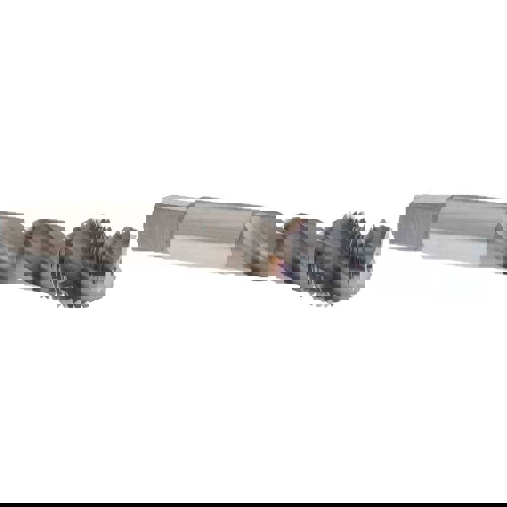 Spiral Flute Tap: 5/8-11 UNC, 3 Flutes, Modified Bottoming, 3B Class of Fit, Vanadium High Speed Steel, TICN Coated