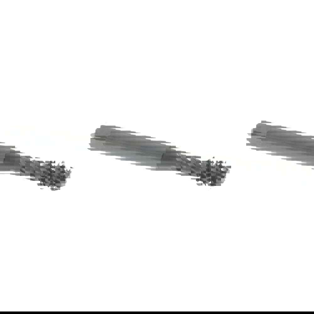 Spiral Flute Tap: #10-24 UNC, 3 Flutes, Modified Bottoming, 2B Class of Fit, Vanadium High Speed Steel, Oxide Coated