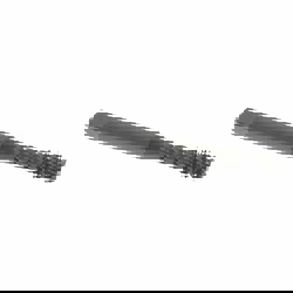 Spiral Flute Tap: #12-28 UNF, 3 Flutes, Modified Bottoming, Vanadium High Speed Steel, Oxide Coated