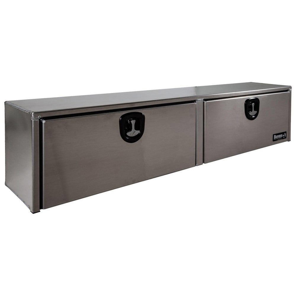 Truck Tool Storage Units; Type: Topside Box ; For Use With: Trucks ; Storage Capacity (Cu. Ft.): 8.61 ; Color: Silver ; Material: Aluminum ; Locking Mechanism: Latch