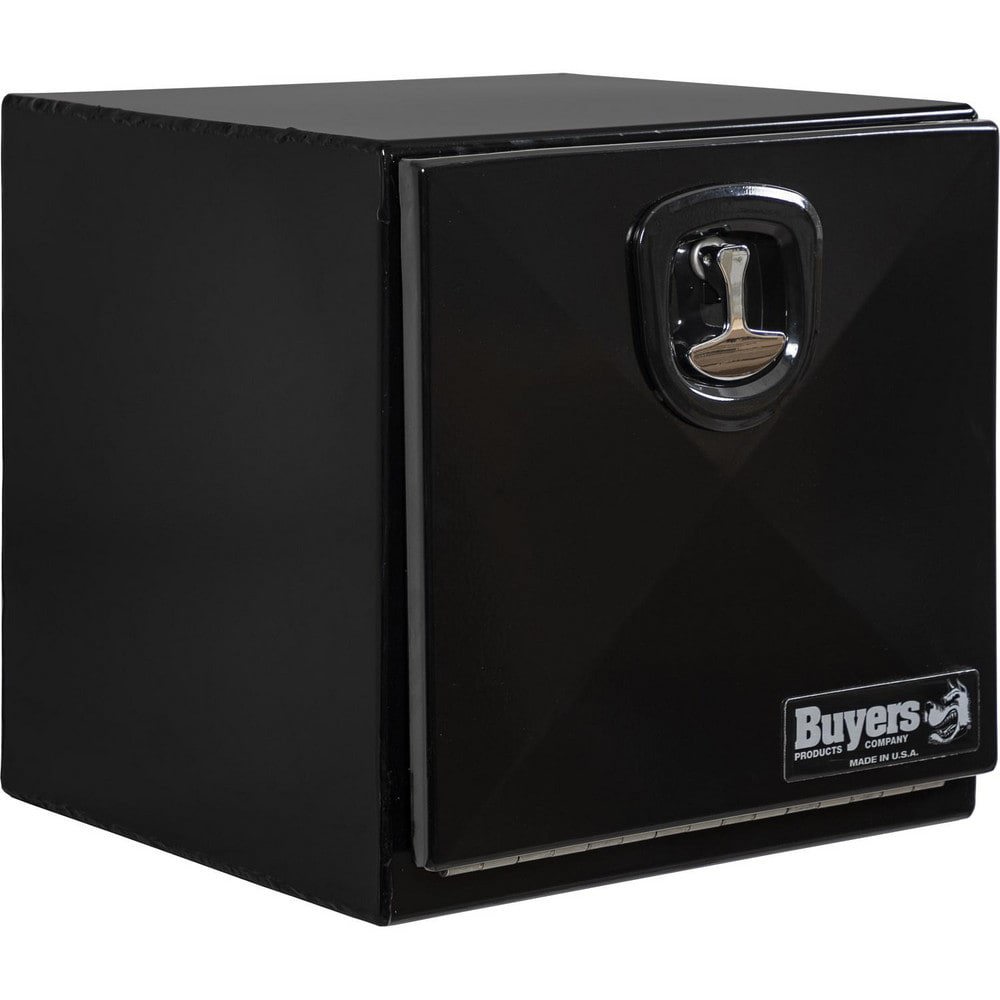 Truck Tool Storage Units; Type: Underbody Box ; For Use With: Trucks ; Storage Capacity (Cu. Ft.): 3.35 ; Color: Gloss Black ; Material: Carbon Steel ; Locking Mechanism: Latch