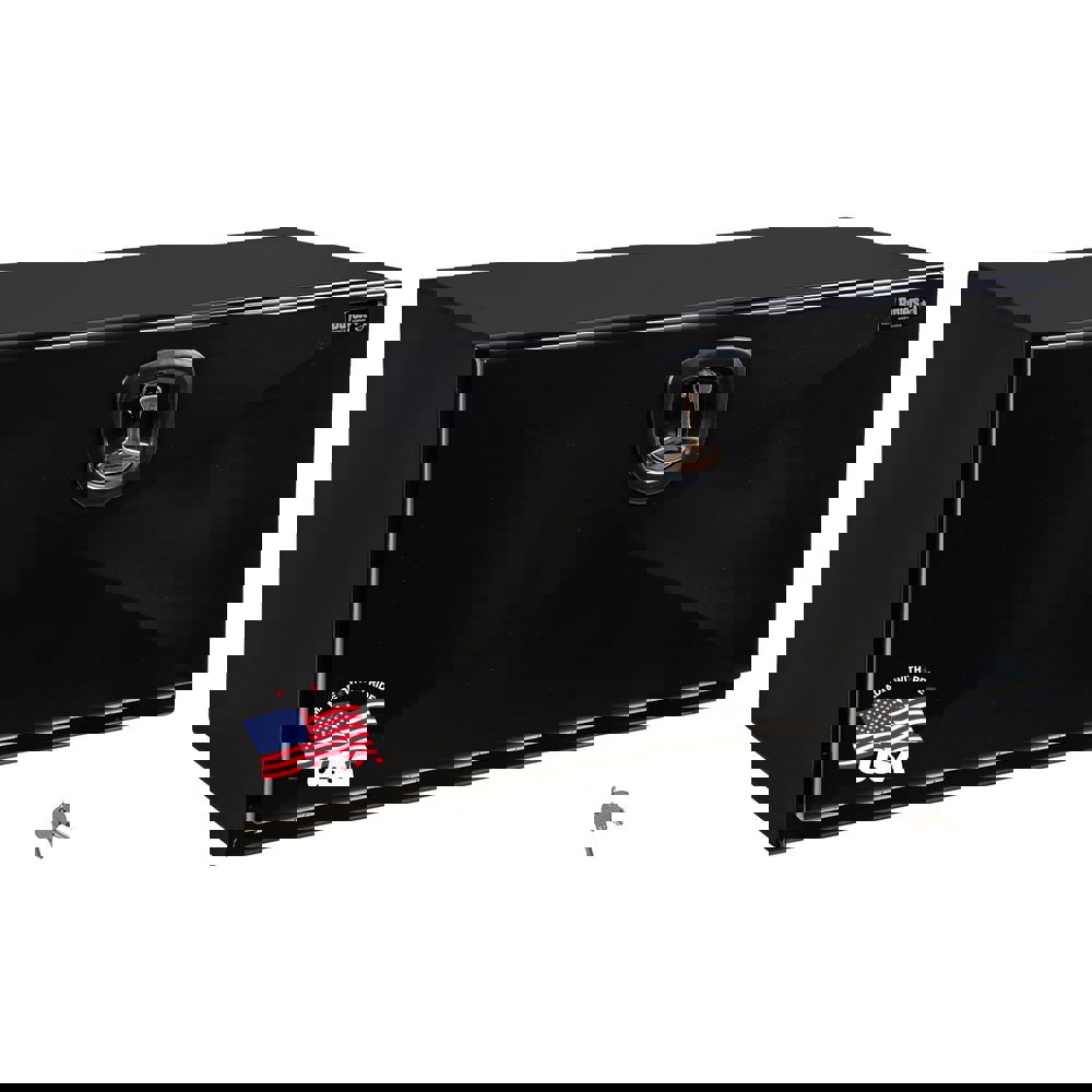 Truck Tool Storage Units; Type: Underbody Box ; For Use With: Trucks ; Storage Capacity (Cu. Ft.): 6.7 ; Color: Black ; Material: Carbon Steel ; Locking Mechanism: Latch