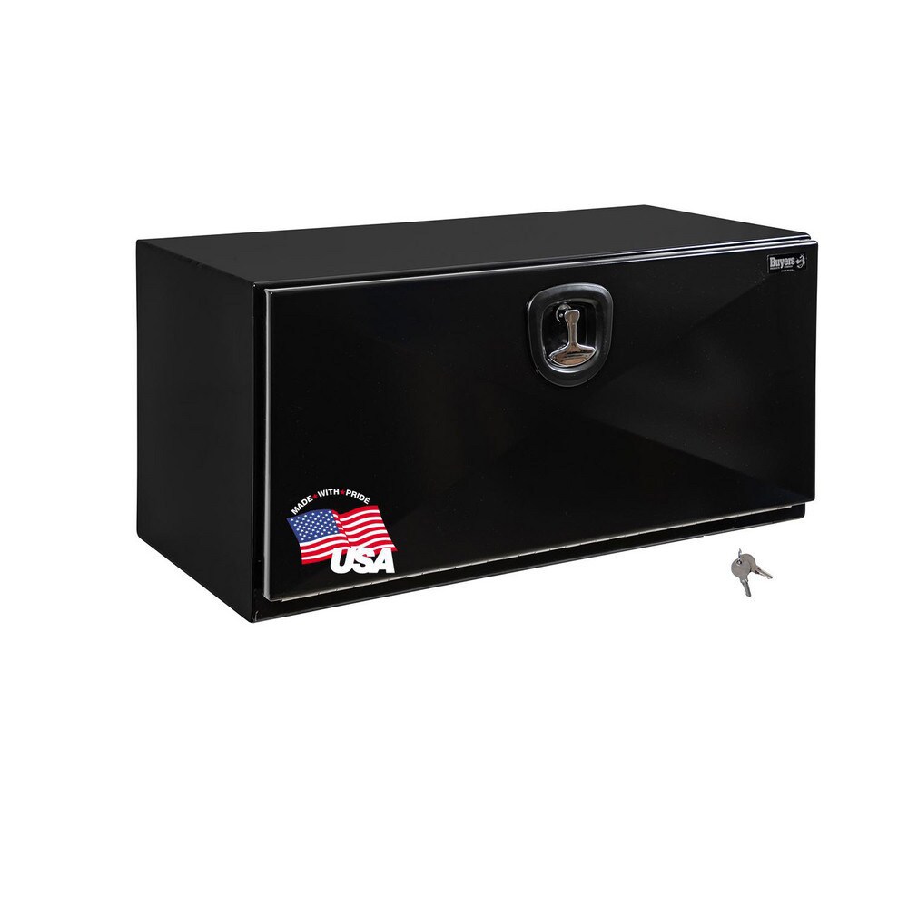 Truck Tool Storage Units; Type: Underbody Box ; For Use With: Tool Storage ; Storage Capacity (Cu. Ft.): 11.25 ; Color: Black ; Material: Carbon Steel ; Locking Mechanism: Latch