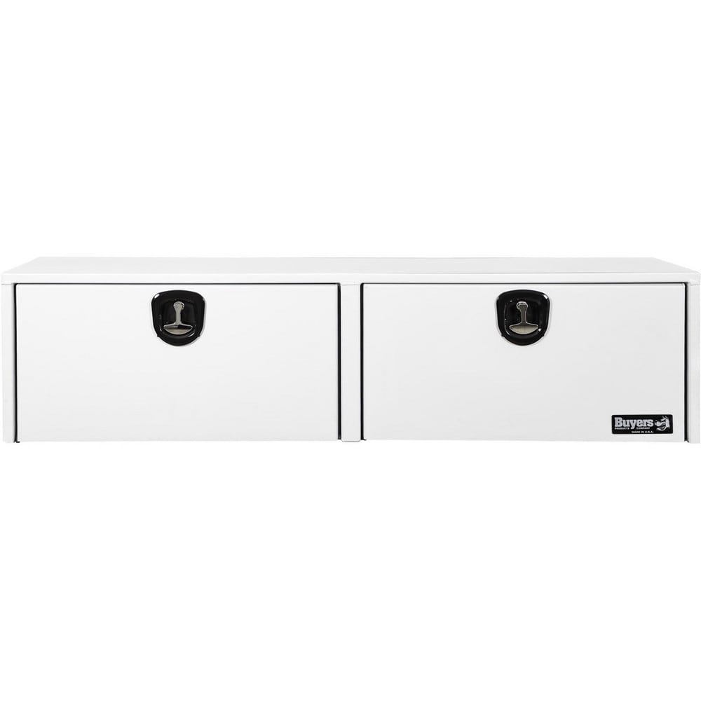 Truck Tool Storage Units; Type: Topside Box ; For Use With: Trucks ; Storage Capacity (Cu. Ft.): 11.9 ; Color: Gloss White ; Material: Aluminum ; Locking Mechanism: Latch
