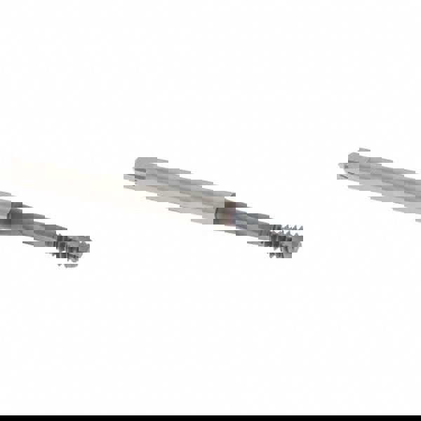 Spiral Flute Tap: #6-32 UNC, 2 Flutes, Modified Bottoming, 3B Class of Fit, Powdered Metal, TICN Coated