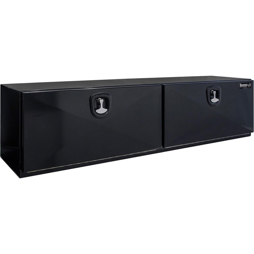 Truck Tool Storage Units; Type: Underbody Box; Topside Box ; For Use With: Trucks ; Storage Capacity (Cu. Ft.): 29.8 ; Color: Gloss Black ; Material: Carbon Steel ; Locking Mechanism: Latch