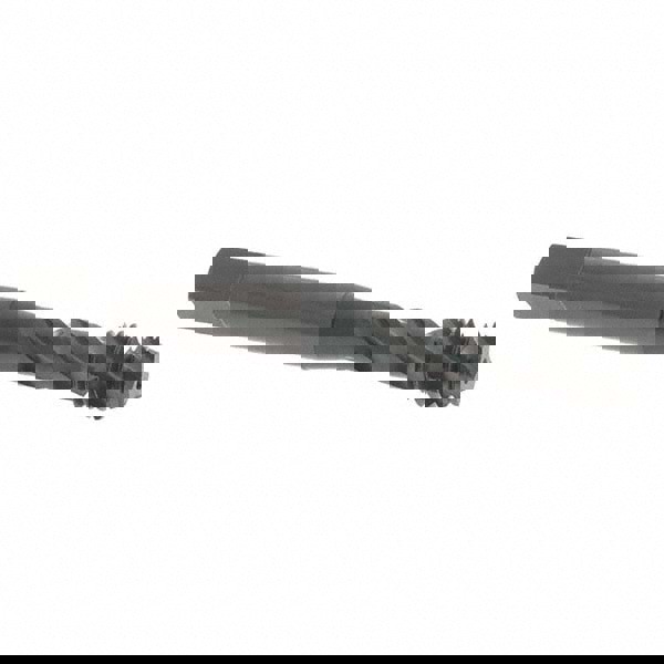 Spiral Flute Tap: M8x1.25 Metric Coarse, 3 Flutes, Modified Bottoming, 6H Class of Fit, Vanadium High Speed Steel, Oxide Coated