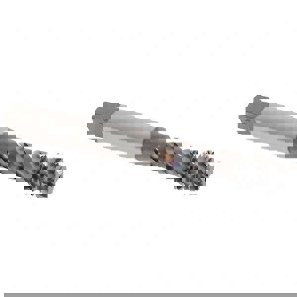 Spiral Flute Tap: M8x1.25 Metric Coarse, 3 Flutes, Modified Bottoming, 6H Class of Fit, Vanadium High Speed Steel, TICN Coated