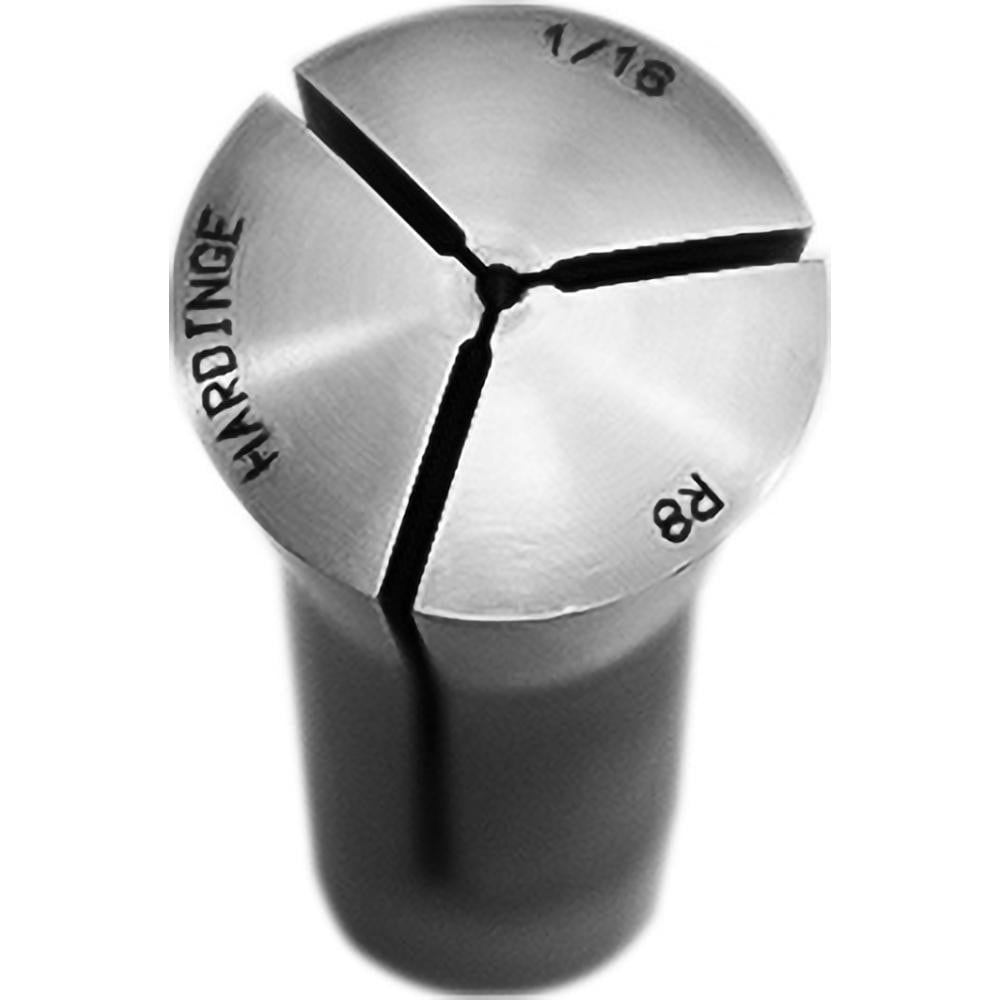 R8 Collets; Collet Size (Inch): 1/16 ; Material: Steel ; Drawbar Thread Size: .437 x 20 RH ; Tir: 0.001 ; Overall Length: 4.10 ; UNSPSC Code: 27112800