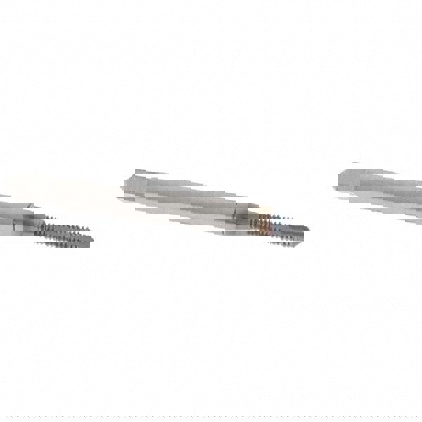 Spiral Point Tap: #2-56 UNC, 2 Flutes, Plug Chamfer, 2B Class of Fit, Powdered Metal HSS, V Coated