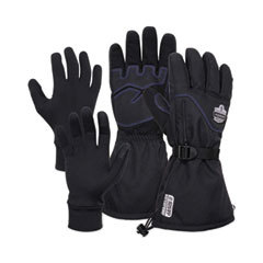Work Gloves: Ergodyne ProFlex 825WP, Size Medium, Thinsulate Lined, General Purpose