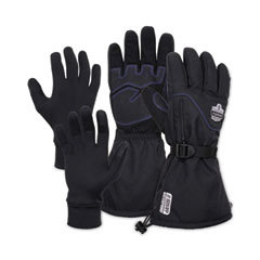 Work Gloves: Ergodyne ProFlex 825WP, Size Large, Thinsulate Lined, General Purpose