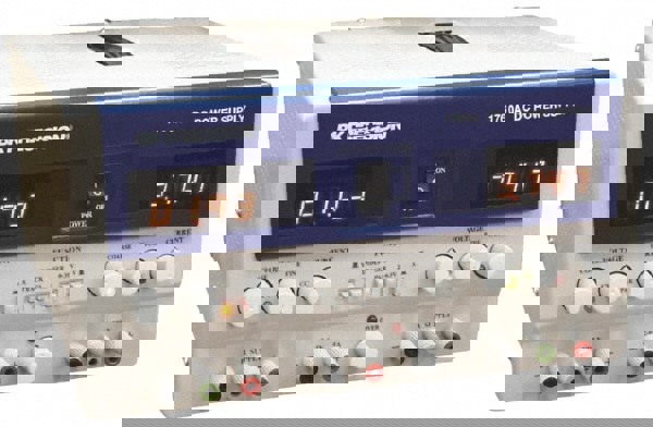 350 Watt, (A & B) 0 to 2 Amp, (C) 5 Amp, 240 VAC Input, (A & B) 0 to 30 VDC, (C) 4 to 6.50 VDC Output, Benchtop Power Supply