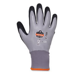 Work Gloves: Ergodyne ProFlex7501, Size Medium, Nitrile-Coated Polyester, General Purpose