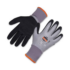General Purpose Work Gloves: Large, Latex Coated, Polyester & Acrylic Fleece