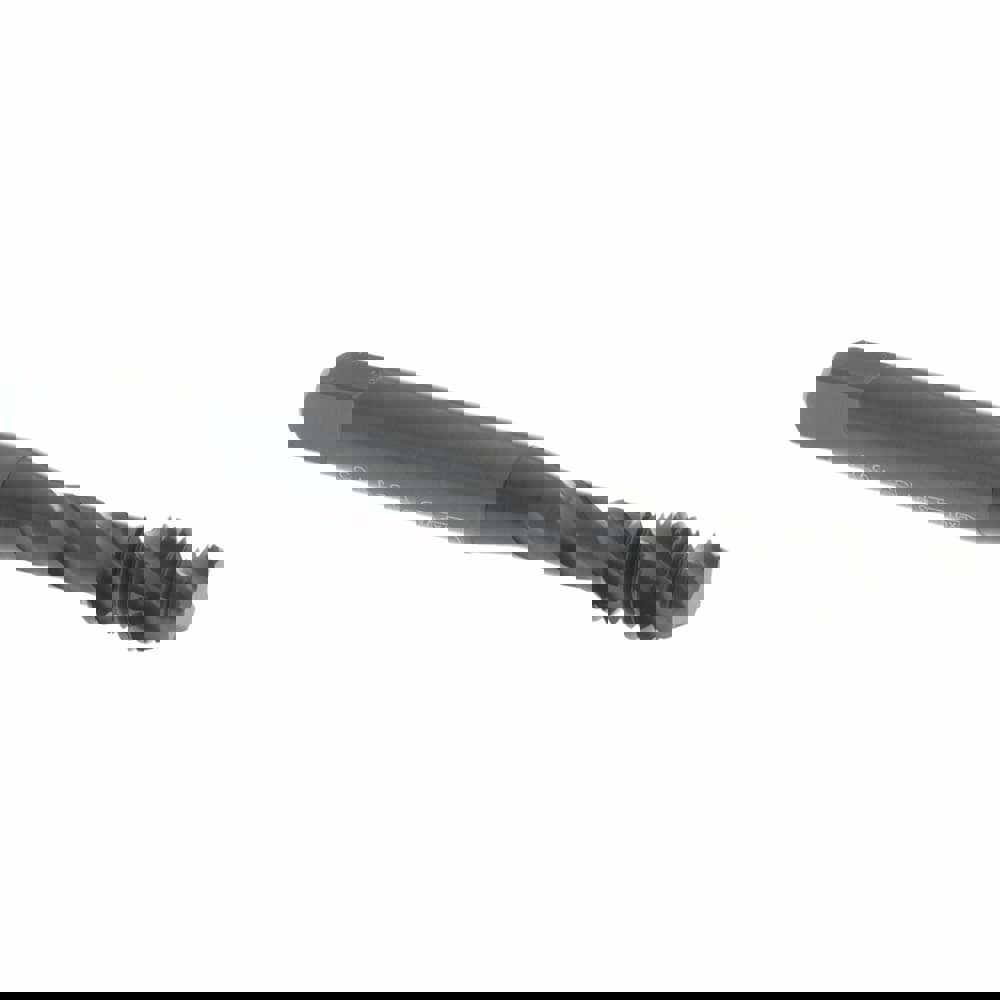 Spiral Flute Tap: 1/4-28 UNF, 3 Flutes, Modified Bottoming, 2B Class of Fit, Vanadium High Speed Steel, Oxide Coated