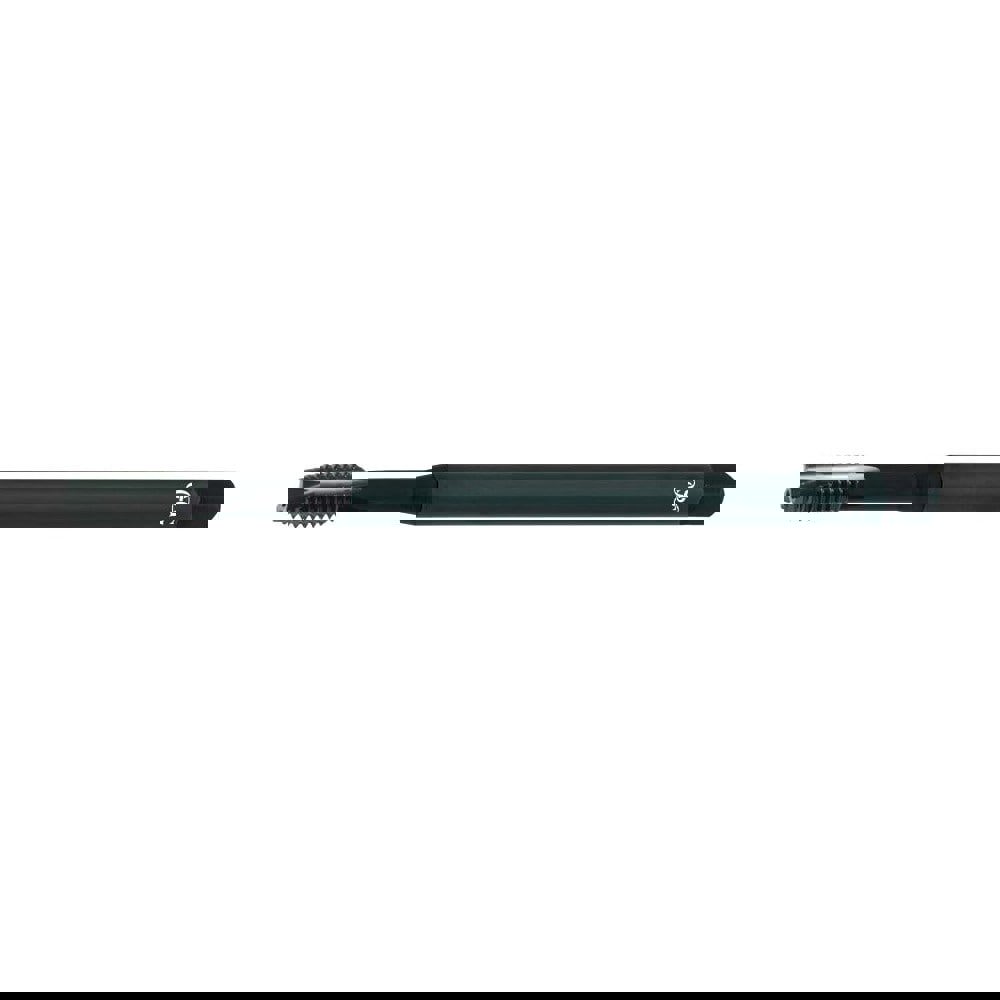 Extension Tap: 1/4-28, 3 Flutes, H3, Oxide Finish, Vanadium High Speed Steel, Spiral Point