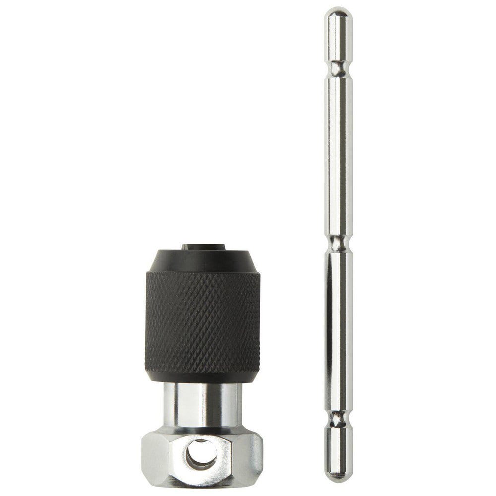Tap Wrenches; Minimum Tap Size Compatibility (Inch): 1/4 ; Maximum Tap Size Compatibility (Inch): 1/2 ; Handle Style: T-Handle ; Ratcheting: No ; Fixed T-handle: No ; Overall Length (Inch): 5