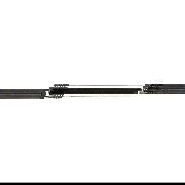 Extension Tap: 4-40, 2 Flutes, H2, Oxide Finish, Vanadium High Speed Steel, Spiral Point