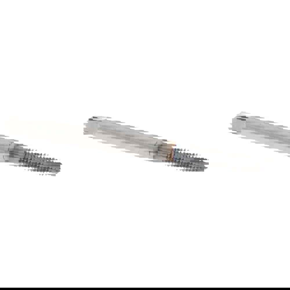 Spiral Point Tap: #4-40 UNC, 3 Flutes, Plug, 2B Class of Fit, Powdered Metal, TiCN Coated