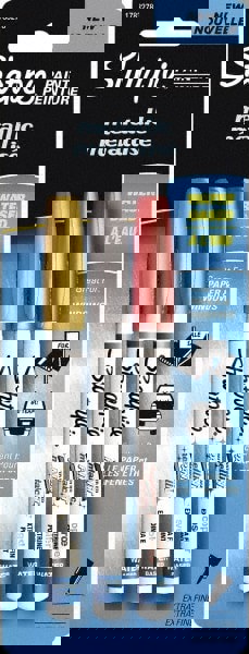 Paint Pen Marker: Copper, Gold & Silver, Water-Based, Extra Fine Point