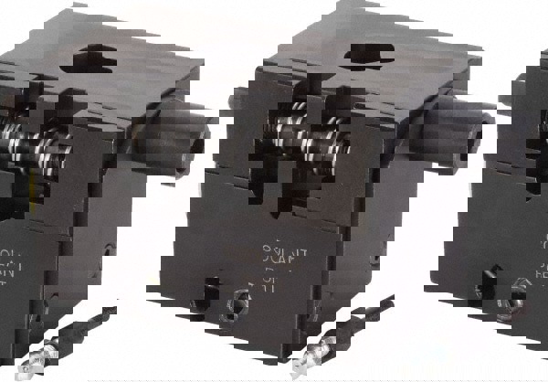 Modular Lathe Shank: Right Hand Cut, KM40, Square Shank