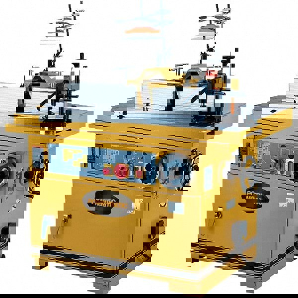 Wood Shapers; Minimum Speed (RPM): 4500.00 ; Maximum Speed (RPM): 10000.00 ; Number of Spindles: 3 ; Spindle Travel (Inch): 4 ; Floor to Table Height (Inch): 32