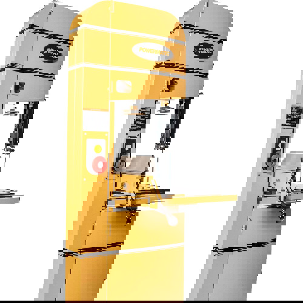 Vertical Bandsaws; Throat Depth (Inch): 18 ; Height Capacity (Inch): 18 ; Phase: Single ; Horsepower: 5.0000 ; Minimum Blade Speed: 2300 ; Maximum Blade Speed: 4400