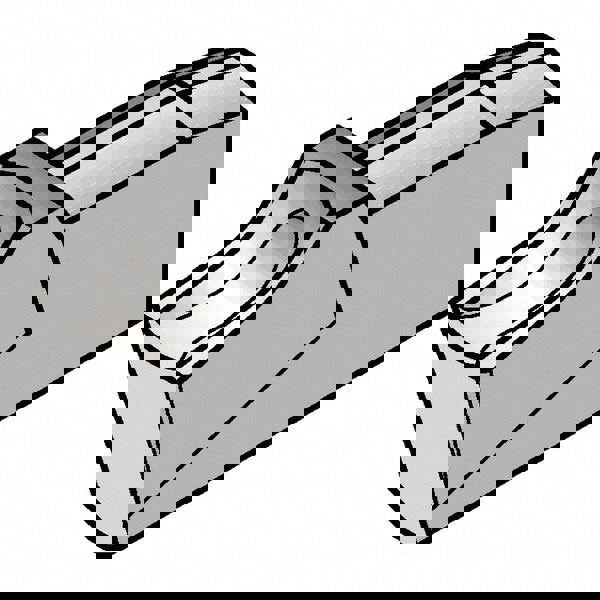 Cutoff Insert: A2022N00CR02 KC5025, Carbide, 2.2 mm Cutting Width